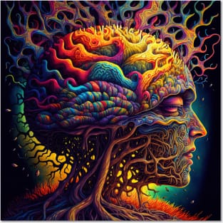 Psychedelic imagination Posters and Art
